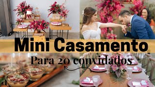 QUANTO GASTAMOS  Mini Casamento simples ao ar livre para 20 convidados  Valeu a pena Parte I [upl. by Burnight925]