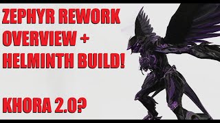 WARFRAME Zephyr Rework Helminth BuildBest Tornado Weapons l Railjack Retrofit [upl. by Ranique]