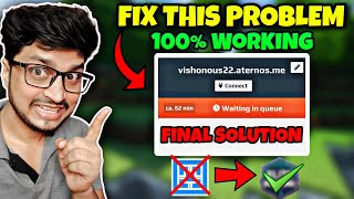 How To Fix Aternos Waiting in Queue Problem  Best Free 247 Minecraft Server Hosting [upl. by Orapma]