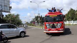 Konvoi Kendaraan Pemadam Kebakaran Kota Bandung [upl. by Godber730]