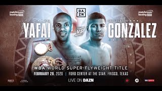 Roman Chocolatito Gonzalez vs Kal Yafai  Full Fight [upl. by Eellehs203]