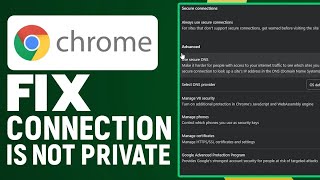 How To Fix quotYour Connection Is Not Privatequot In Google Chrome 2024 Update [upl. by Marjorie]