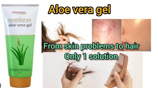 Aloe vera gel Natures solution to Glowing skin and Healthy Hairbeautihacks aloeveragel aloevera [upl. by Blain]