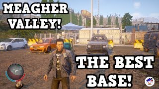 BASE TOUR THE BEST BASE ON MEAGHER VALLEY  ALL FACILITIES AND MORE  STATE OF DECAY 2 [upl. by Sivartal]