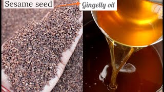 விட்டில் எள்ளு வைத்து நல்லெண்ணை எடுப்பது எப்படி with tipsExtracting gingelly oil from sesame seeds [upl. by Lekym]