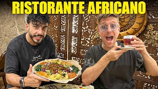 PROVIAMO IL MIGLIOR RISTORANTE AFRICANO DI MILANO  QUESTO POSTO È ASSURDO STIAMO VERAMENTE GODENDO [upl. by Alvinia]