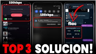 🔥 TOP 3 MEJORES APPS PARA ⏬ MÚSICA EN ALTA CALIDAD 128kbps 320kbps y Flac [upl. by Favianus]