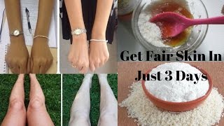 Get Fair Skin In Just 3 Days  Skin Whitening Home Remedy [upl. by Conlee]