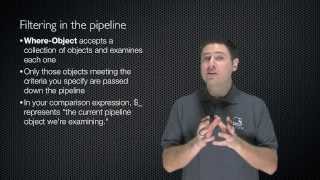 Windows PowerShell Fundamentals Chapter 08  Pipeline Filtering and Operators [upl. by Abshier]