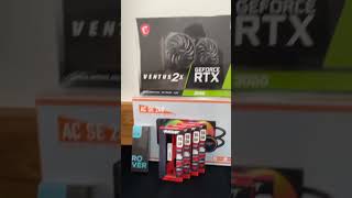 PEÇAS INTEL CORE I7 13700F  B660M AORUS  MSI RTX3060  GABINETE GAMER MANCER WARD [upl. by Cummings802]