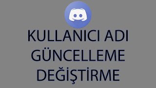 Discord kullanıcı ismiadı güncelleme Güncel [upl. by Nella]