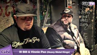 Ill Bill amp Vinnie Paz Heavy metal kings interview 2011 by The Guestlist Network HD [upl. by Atiuqes287]