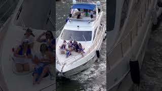 Bachelorette party waves on the azimut 62 ‘Dolce vita 2’ yachtclicks [upl. by Murtha]