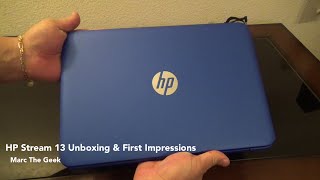 HP Stream 13 Unboxing amp First Impressions [upl. by Glyn]