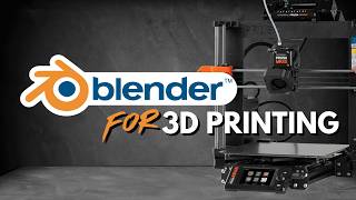 How to Design for 3D Printing in Blender  Beginner Tutorial [upl. by Effy]