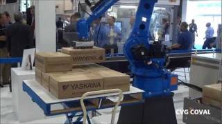 CVG Cardbox motoman packexpo2011wmv [upl. by Ahsinrats]