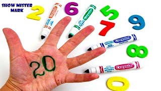 Learning 1 to 20 numbers for Kids  Counting Numbers for Toddlers  1 to 20 for Children [upl. by Ku]