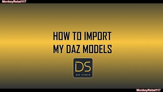 DAZ Studio Custom Content Install Tutorial [upl. by Nare]