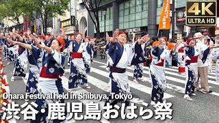 4K🇯🇵 第27回 渋谷・鹿児島おはら祭 渋谷の街で踊りまくる！2024  Japanese Dancing in the streets of Shibuya Tokyo Japan [upl. by Tempest385]