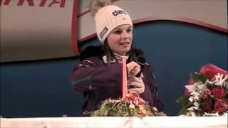 Anna Fenninger wins first World Cup in Lienz 2011 [upl. by Dorn599]