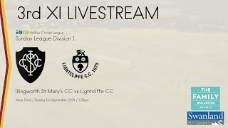 Illingworth St Marys CC 3rd XI v Lightcliffe CC 3rd XI [upl. by Sivam]