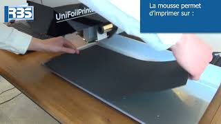 Flat Bed Foil Printer [upl. by Ytram]