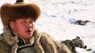 Traditional Mongolian Song quotFour Mountainsquot by throat singer ZagdOchir [upl. by Tada]