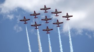 Snowbirds Sunday performance  St Louis Airshow 2016 4K [upl. by Leinadnhoj]