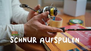 Angelschnur Aufspulen XXL  Sauber und schnell  Fisch und Grips [upl. by Eba266]