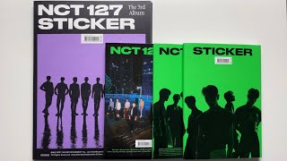 ♡Unboxing NCT 127 엔시티 127 3rd Studio Album Sticker 스티커 Sticky Seoul City amp Sticker Ver♡ [upl. by Adnah]