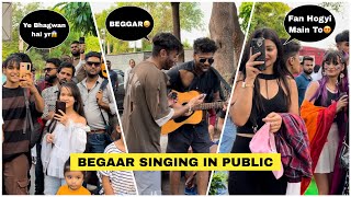 5 Beggar भिखारीGroup Singing Hindi Songs  Delhi Public Shocking😱 Reactions Prank Video Jhopdi K [upl. by Errehs]