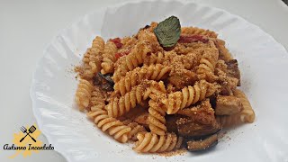 Pasta con pesce spada e melenzane Ricetta SICILIANA [upl. by Eldoria]