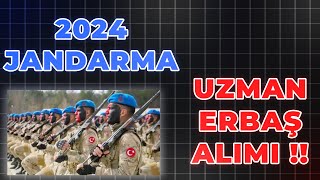 2024 JANDARMA UZMAN ERBAŞ ALIMI [upl. by Erodoeht900]