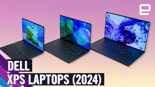 Dell XPS 13 14 and 16 handson at CES 2024 [upl. by Ellmyer540]