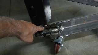 Retractable Casters Welding Table [upl. by Desmond]