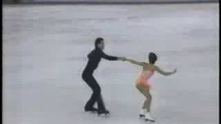 Isabelle BrasseurLloyd Eisler OP 1989 World Championships [upl. by Ardnaek]