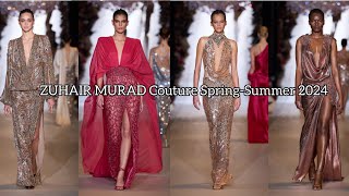 ZUHAIR MURAD Couture SpringSummer 2024 show finale [upl. by Arocahs]