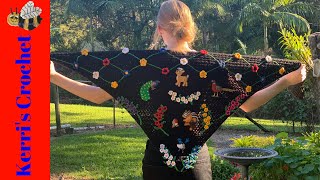 Crochet Shawl Tutorial – Crochet Tutorial [upl. by Waiter]