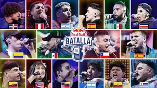 ¡TODOS LOS 16 CLASIFICADOS  FINAL INTERNACIONAL RED BULL BATALLA DE LOS GALLOS COLOMBIA 2023 [upl. by Nniw873]