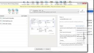 Emailing Payslips [upl. by Rasmussen]