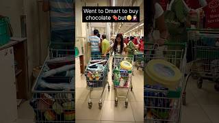 Went to D mart to buy chocolate but 🤦🏻‍♀️🤦🏻‍♀️🙄 shortsviral dmart subscribe [upl. by Etna]