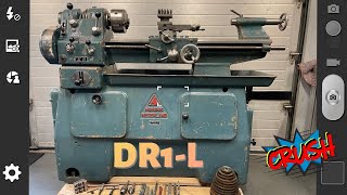 Ai Hembrug DR1L Power Cross Feed Lathe Svarv Draaibank [upl. by Naitsihc]