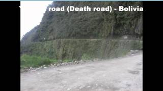 Yungas road Death road  Bolivia [upl. by Aicats321]