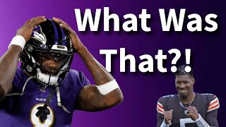 Ravens Fan Checks Into A Mental Asylum Reacting To Ravens Vs Browns [upl. by Einnol]