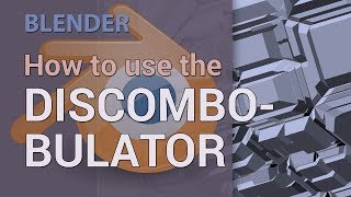 How to use the Discombobulator to create greebles in Blender [upl. by Diao]