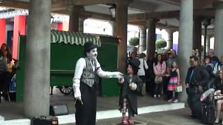 Charlie Chaplin live and kicking at Covent Gardens  London [upl. by Melton]