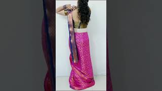 Saree draping tips with perfect pleats  silk saree draping for beginners  silk saree draping [upl. by Ative]