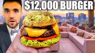 WORLDS CHEAPEST BURGER Vs MOST EXPENSIVE BURGER 014 vs 12000 [upl. by Sibbie]