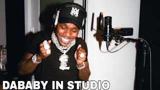 DaBaby In Studio Making Albums amp Songs [upl. by Arot]