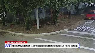 Robos a viviendas en el barrio el Recreo cometidos por un mismo hombre [upl. by Culley]